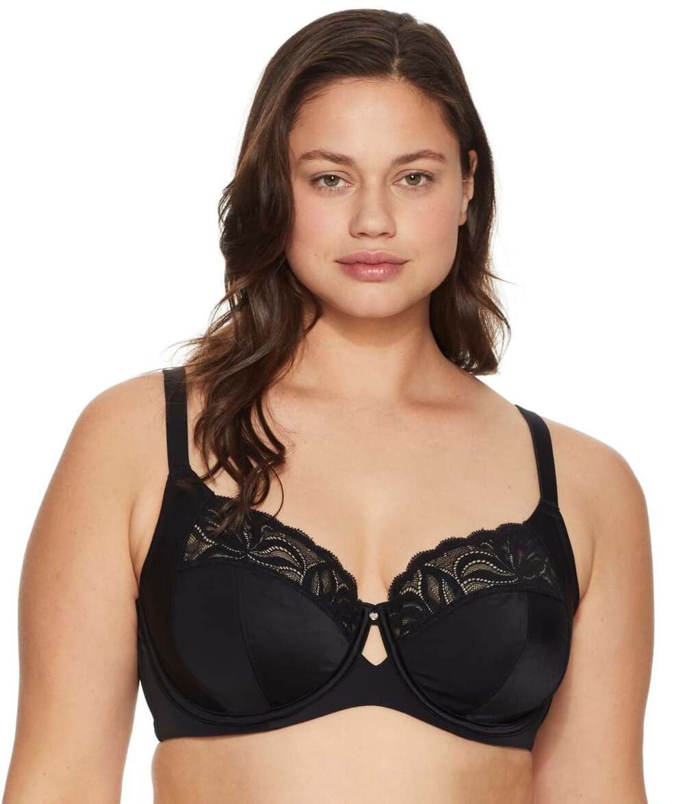 Bare Necessities Side Support Bra Midnight Black 38DDD